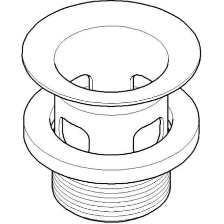 Dornbracht replacement goblet for washbasin drain set 90110102600-00
