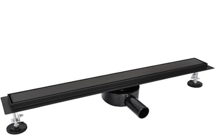 LINEA UNO - Fraas 70x7cm - Mat zwart - Douchegoot - - 991239