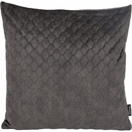 Gek op kussens! Sierkussen nera velvet darkgrey | 45 x 45 cm | polyester