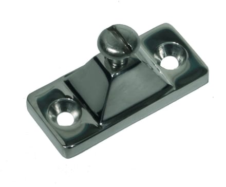 Dekplaat vlak, zijmontage, 50x23mm