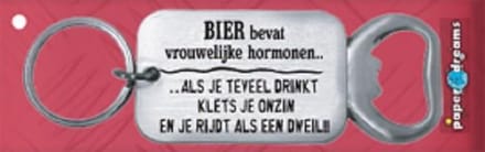 Paperdreams Sleutelhanger/opener hormonen