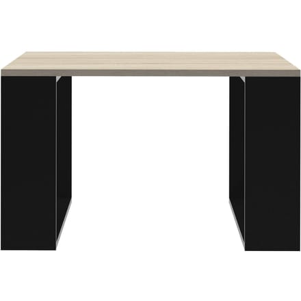 Salontafel 65x65x40 cm eiken look/zwart ML-Design