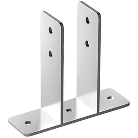 Urinoir Scherm Beugels Gepolijst Chroom Verbeterde Privacy Stevige Ondersteuning Urinoir Scheidingswand Beugels voor 1 Inch Paneel 4 Stuks white