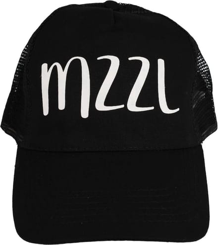 Haarsoires Cap Pet - MZZL - Mesh - Zwart - Baseball Hat - voor Dames & Heren