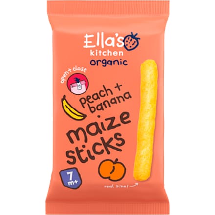 Maize sticks perzik + banaan 7m+