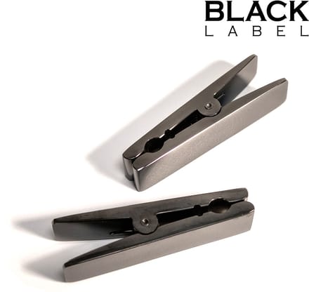 Black Label - Wasknijper Tepelklemmen - Zwart Chroom