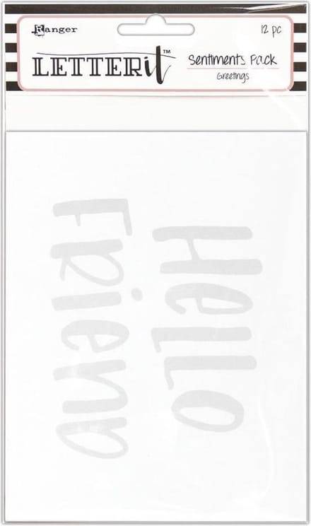 Letter it - Finishing Touches Set - Greetings - 6 designs