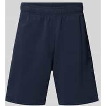 Sweatshorts met labelstitching met elastische band