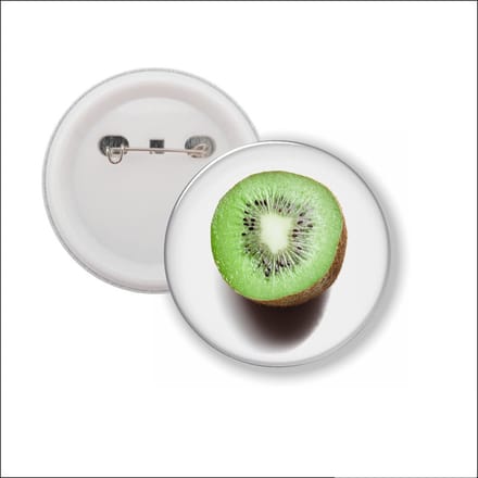 Button Met Speld - Kiwi
