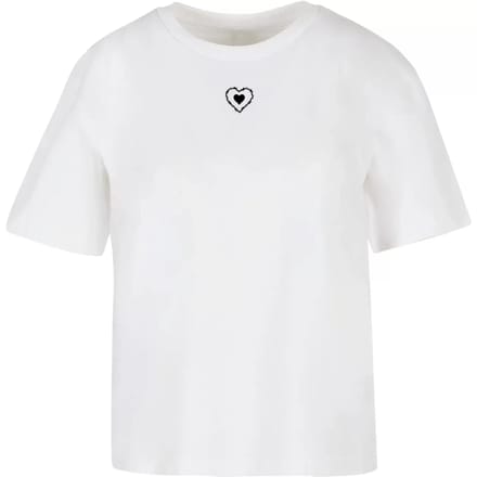 Dames-T-shirt Miss Tee Good Vibes Only Heart