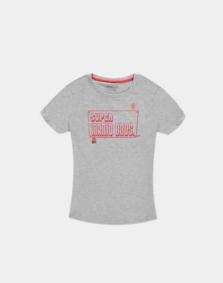 Nintendo 8Bit Super Mario Bros Womens Tshirt XL