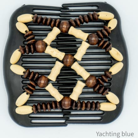 Haarkammen - dubbel -  met kralen - haarclip - dubbele kam - kralen - haarclips dames -