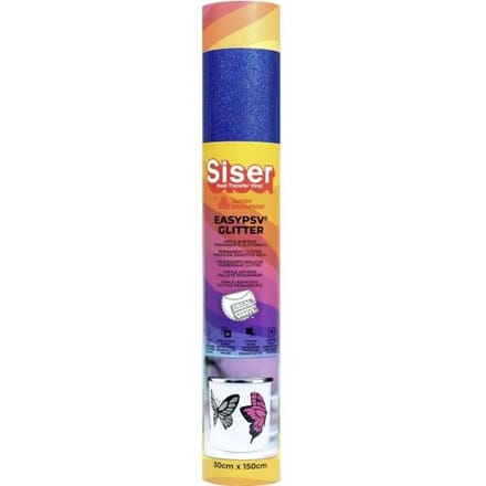 Siser selbstklebende Glitzerfolie Blauw