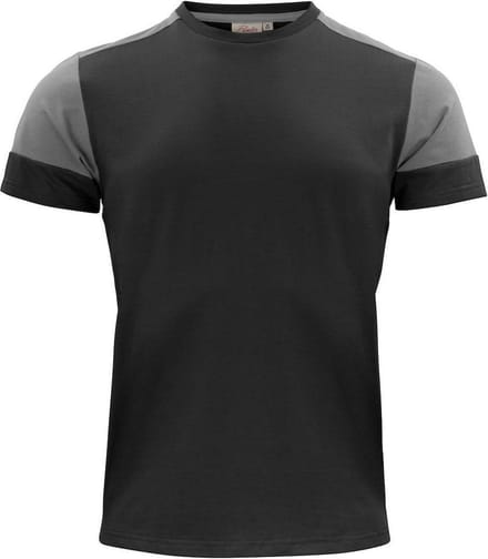 Printer Prime T-Shirt Heren Zwart/Staalgrijs - Maat L