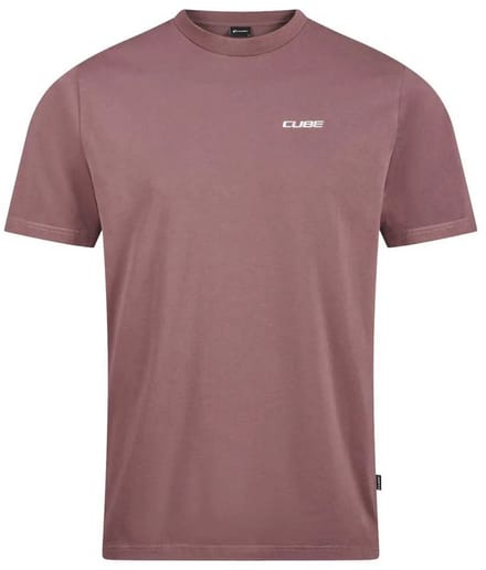 Cube Organic Keep Sending Gty Fit T-shirt Met Korte Mouwen Paars M Man