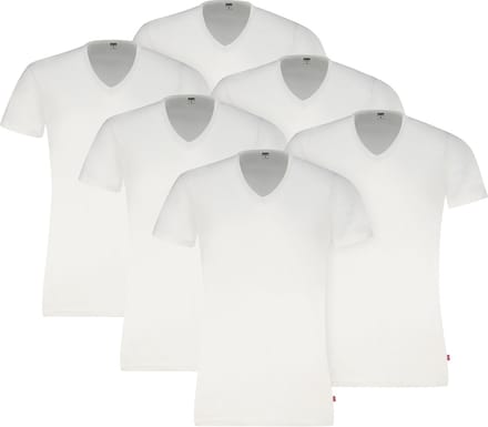 6-pack Levi's heren T-shirt V-Neck