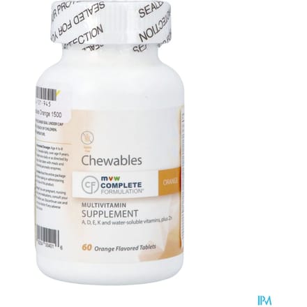 Mvw complete multivitamine samenstelling 60 Kauwtabletten