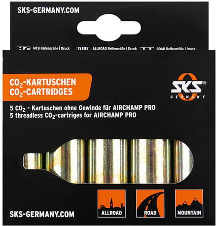 SKS Airchamp Pro - CO2 Patroon - 16GR - 5 stuks