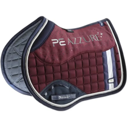 Antislip satijnen zadeldek voor paarden Premier Equine Azzure
