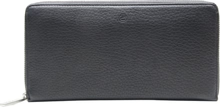 Esquire Portemonnee Deer Zip Around Wallet Black Zwart