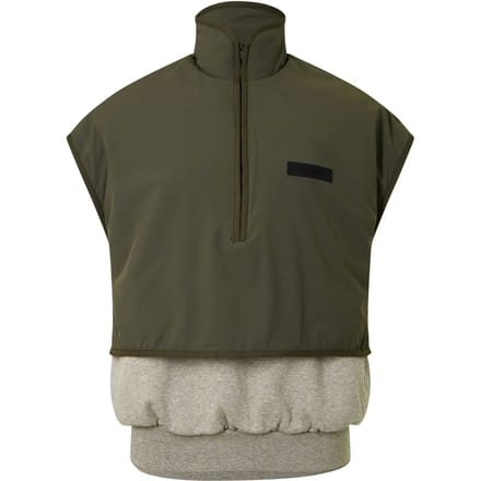 Essentials nylon fleece coltrui vest