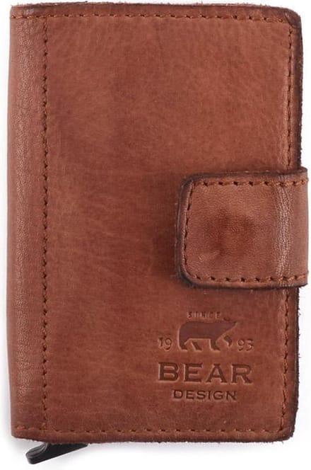 Bear Design Creditkaarthouder CL 15254 - Cognac