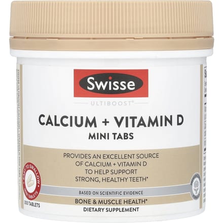 Swisse, Ultiboost® Calcium + Vitamine D Mini Tabletten, 300 Tabletten