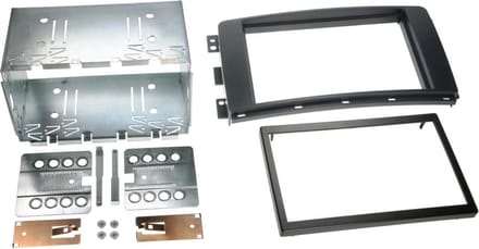 2-DIN Paneel geschikt voor Smart For Two (C451/A541) / For Four (W454) - Kleur: Zwart
