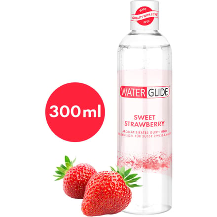 Waterglide - glijmiddel aardbei 300 ml - 300ml