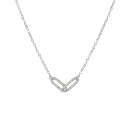 Zilver Gerhodineerde Collier 1 1332305