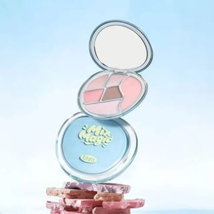 biya  - Sweet And Playful All In One Eyeshadow Palette - 2 Types 101# Dizzy Pink Mist - 11.5g