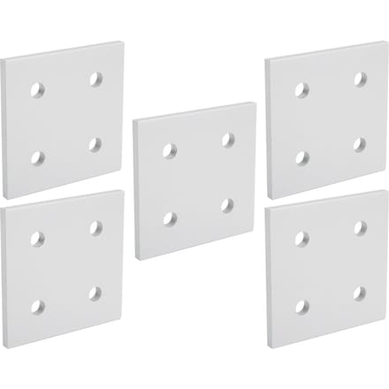5 Stuks 4?Gat Verticale Verbindingsplaat voor Aluminium Extrusie Profiel Verbindingsbord8080