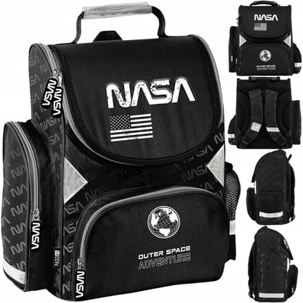 NASA Schooltas Jongens Basis School Ruimte Zwart Paso