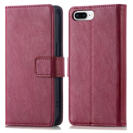 imoshion Hoesje - Geschikt voor Apple iPhone 8 Plus / 7 Plus - Luxe Bookcase - Bordeaux