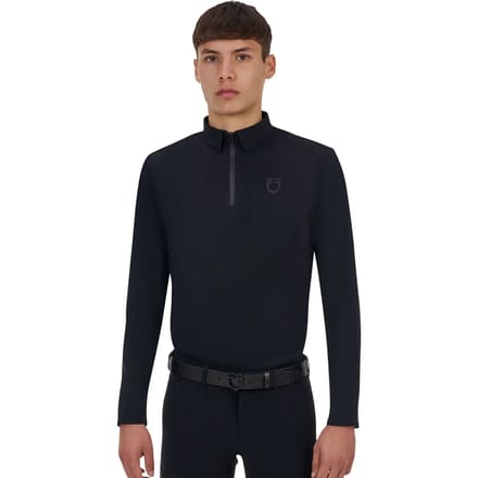 Polo met lange mouwen voor wedstrijden Equestro Ridertechnology