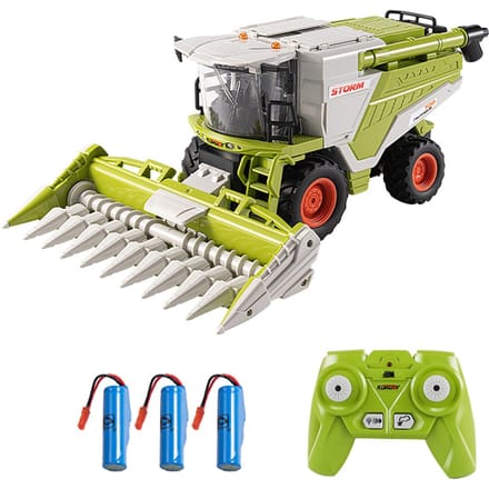 Afstandsbediening Harvester Speelgoed, 1:24 Schaal Spray Farm Speelgoed met Maïs Snijkop LED Lichten Geluid Type B 3Battery