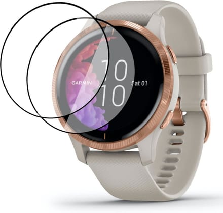 Screenprotector geschikt voor Garmin Venu 2 Plus - Transparant - 2x
