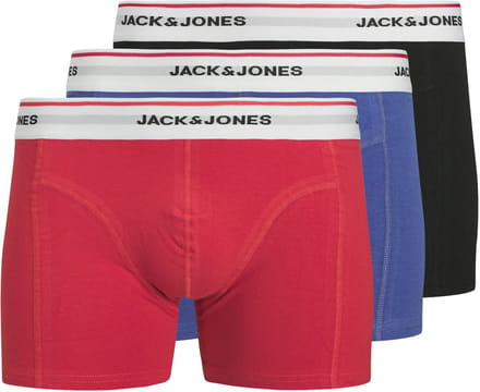 JACK&JONES - JACKAYDEN SOLID TRUNKS 3 PACK SN - Heren - Onderbroeken