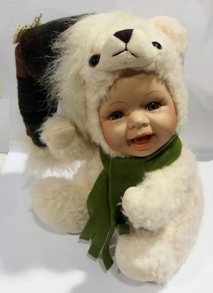 Cosy@Home - kerst - baby / ijsbeer - 23cm