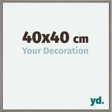 Your Decoration - Fotolijst 40x40 cm - Aluminium - Mercury Structuur - New York