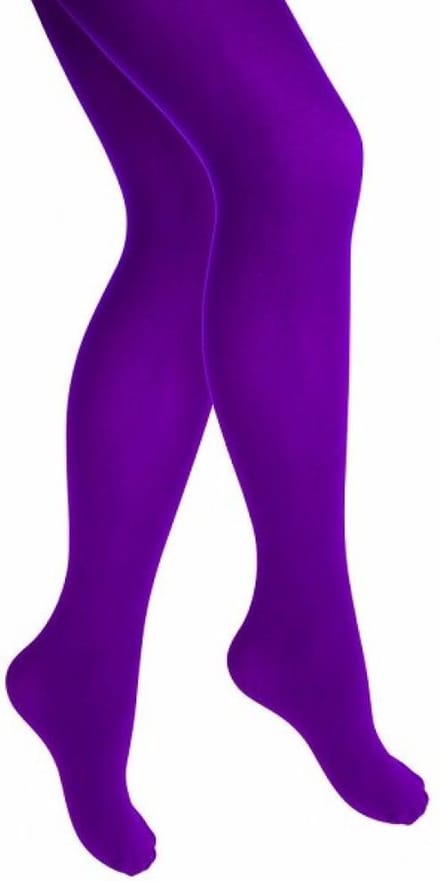 Panty Paars - Nylon - Kinderen - Maat 116-128