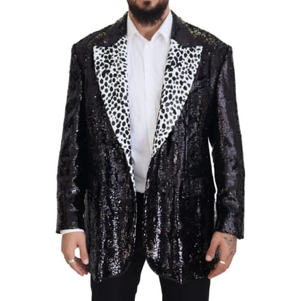 Paillette Blazer Dalmatiër Kraag