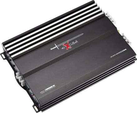 Excalibur X500.4 - Autoversterker - 4-Kanaals - 2000W Piek / 4 x 50W RMS - 4Ω - 150mV–8V Input - Instelbare Crossover - MOSFET Voedingsmodule