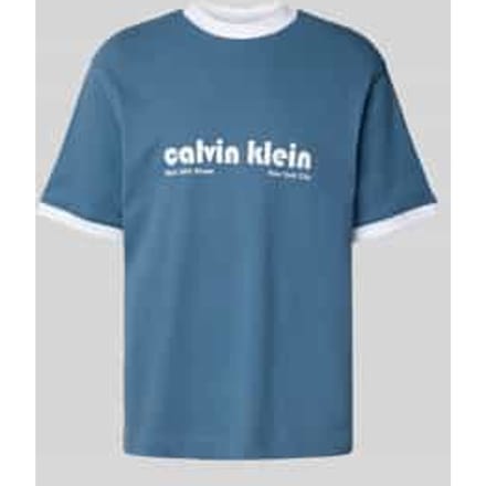 T-shirt met labelprint