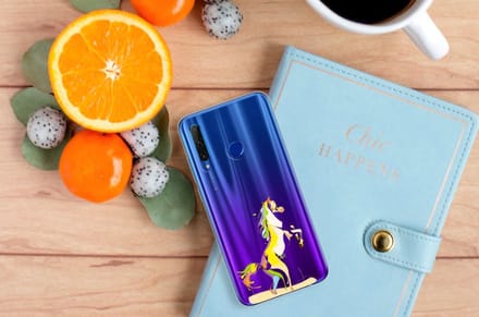 Honor 20 Lite Telefoonhoesje met Naam Horse Color