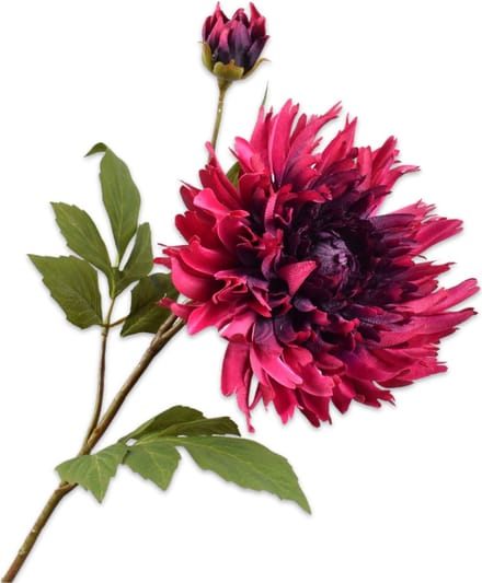Silk-ka Kunstbloem Chrysant Tak Roze-Beauty 78 cm