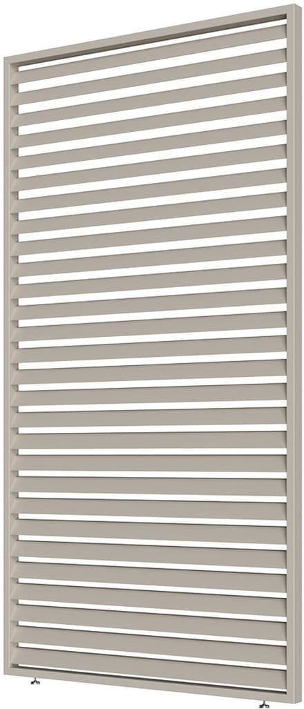Orion Louvre shutter paneel - 93x238,25cm - Lichtgrijs - Voor 3m kant