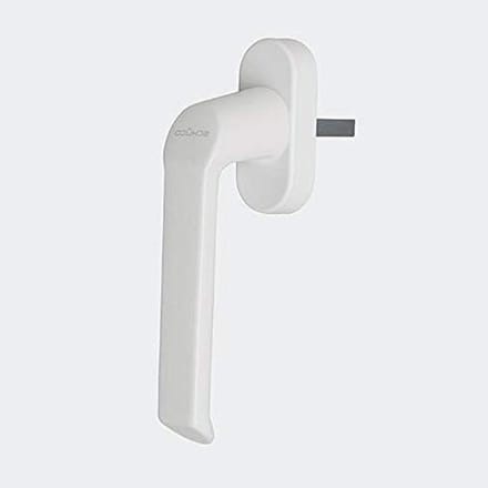 Raamgreep - Vensterkruk - Ramen Bediening - Draai-kiep - 43 mm hartafstand - Wit