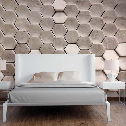 Fotobehang HexagonSurface2 DD118724 A.S. Création Designwalls | Fotobehang