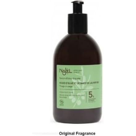 Najel - Organic Aleppo Liquid Soap 5% BLO Original Fragrance - 500ml